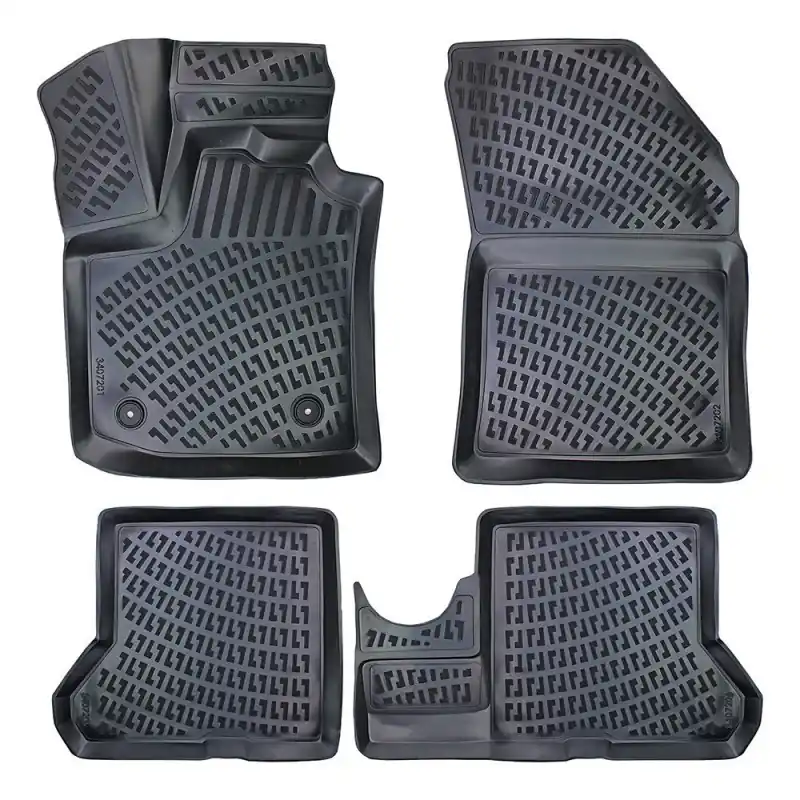 Covorase auto DACIA Dokker 2012-2021 (5 bucati) - TPE - tip tavita - UMBRELLA Plată sigură