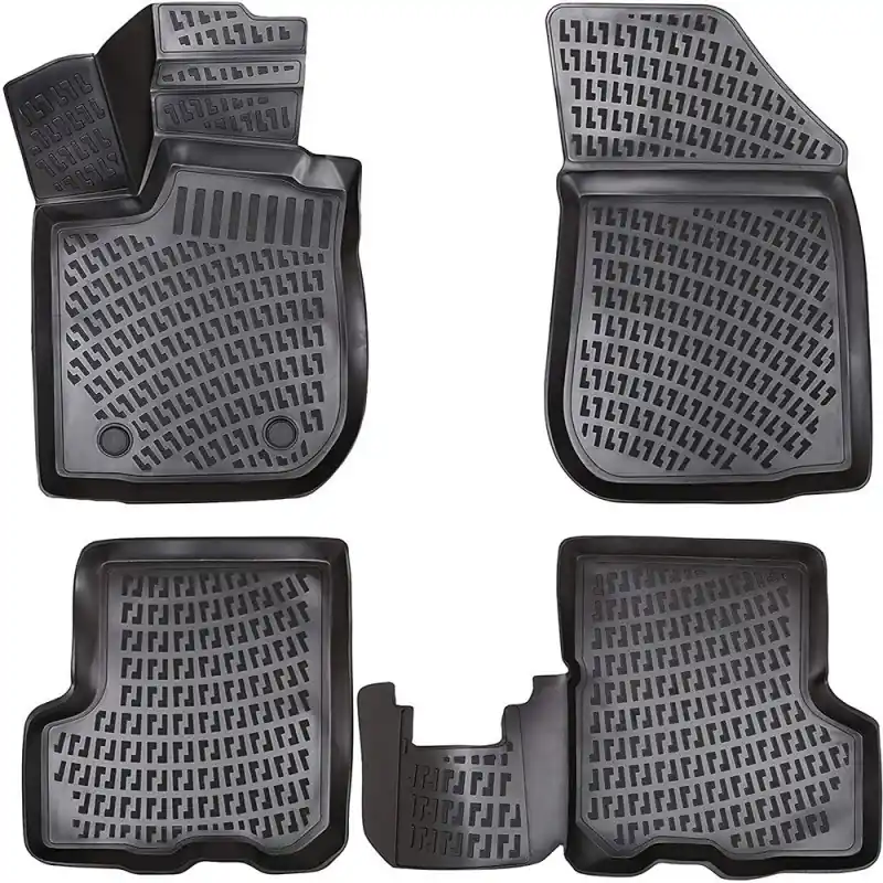 Covorase auto DACIA Sandero II 2012-2020 (5 bucati) - TPE - tip tavita - UMBRELLA Ultima șansă