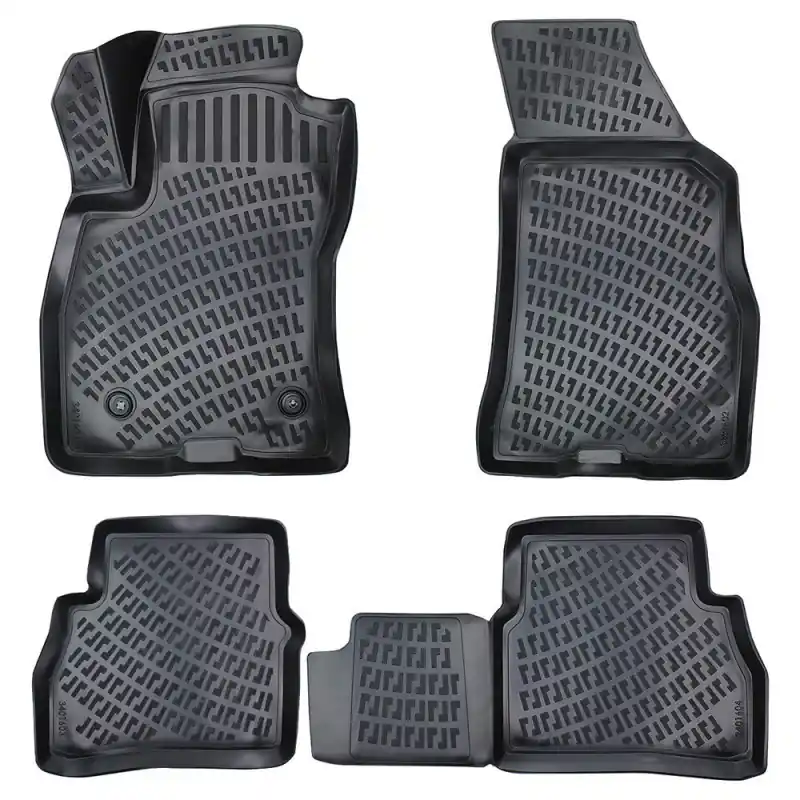 Retur ușor Covorase auto FIAT Doblo II 2010-2022 (5 bucati) - TPE - tip tavita - UMBRELLA