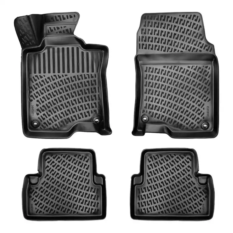 Plată sigură Covorase auto HONDA Accord VIII 2008-2015 (5 bucati) - TPE - tip tavita - UMBRELLA