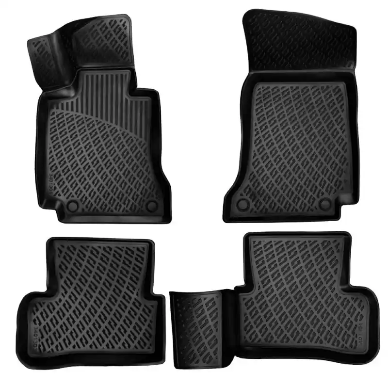Ultima șansă Covorase auto MERCEDES Clasa C (W205) 2015-2023 (5 bucati) - TPE - tip tavita - UMBRELLA