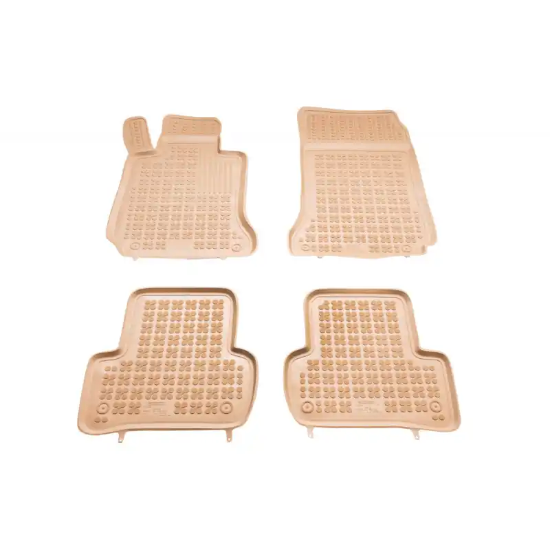 Covorase auto MERCEDES Clasa C W204 2008-2015 - TPE - tip tavita - bej - REZAW PLAST Bestseller
