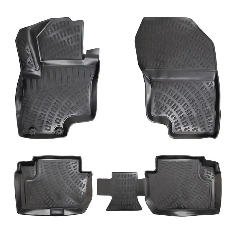 Retur gratuit Covorase auto MITSUBISHI Outlander III 2012-2021 PHEV / HYBRID (5 bucati) - TPE - tip tavita - UMBRELLA