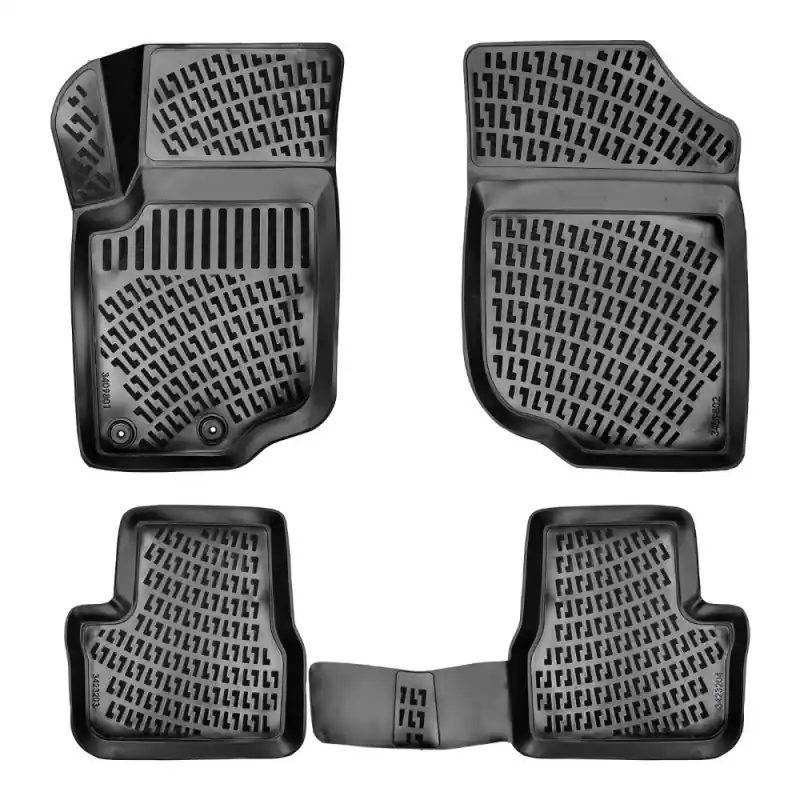 Cel mai bun preț Covorase auto PEUGEOT 207 2006-2014 (5 bucati) - TPE - tip tavita - UMBRELLA