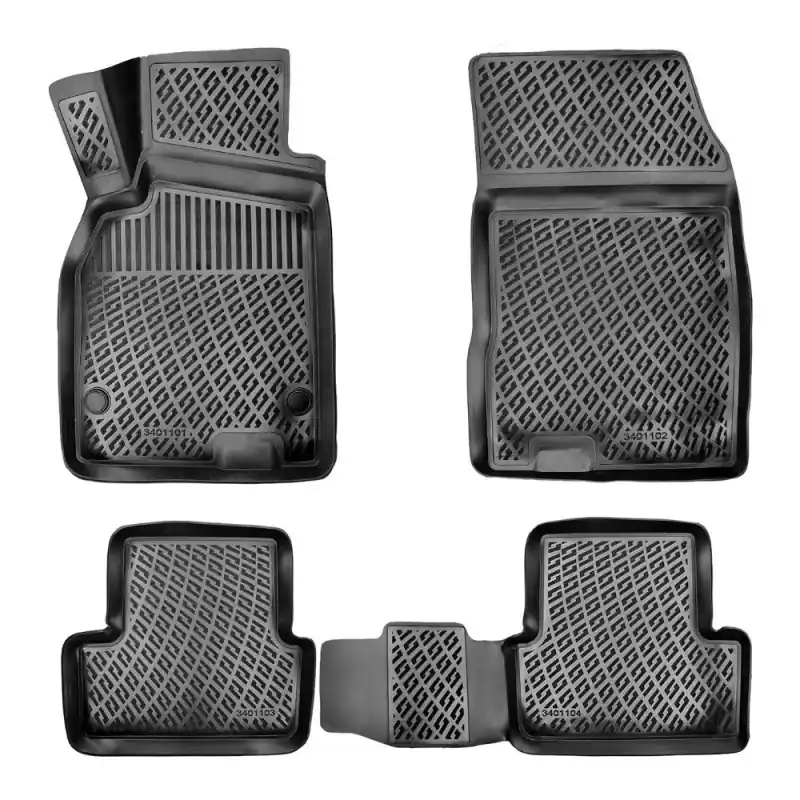 Covorase auto RENAULT Megane III 2008-2016 Combi (5 bucati) - TPE - tip tavita - UMBRELLA Cumpără online