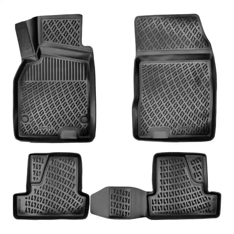 Covorase auto RENAULT Megane III 2008-2016 Hatchback (5 bucati) - TPE - tip tavita - UMBRELLA Reducere extra