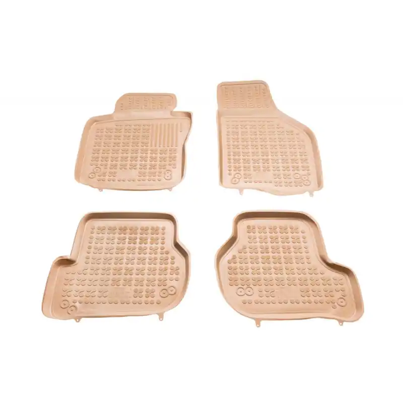 Plată sigură Covorase auto SKODA Octavia II 2004-2013 - TPE - tip tavita - bej - REZAW PLAST