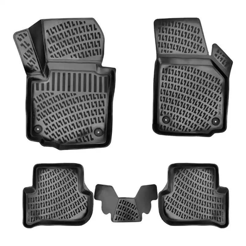 Covorase auto SKODA Yeti 2009-2017 (5 bucati) - TPE - tip tavita - UMBRELLA Preț promoțional