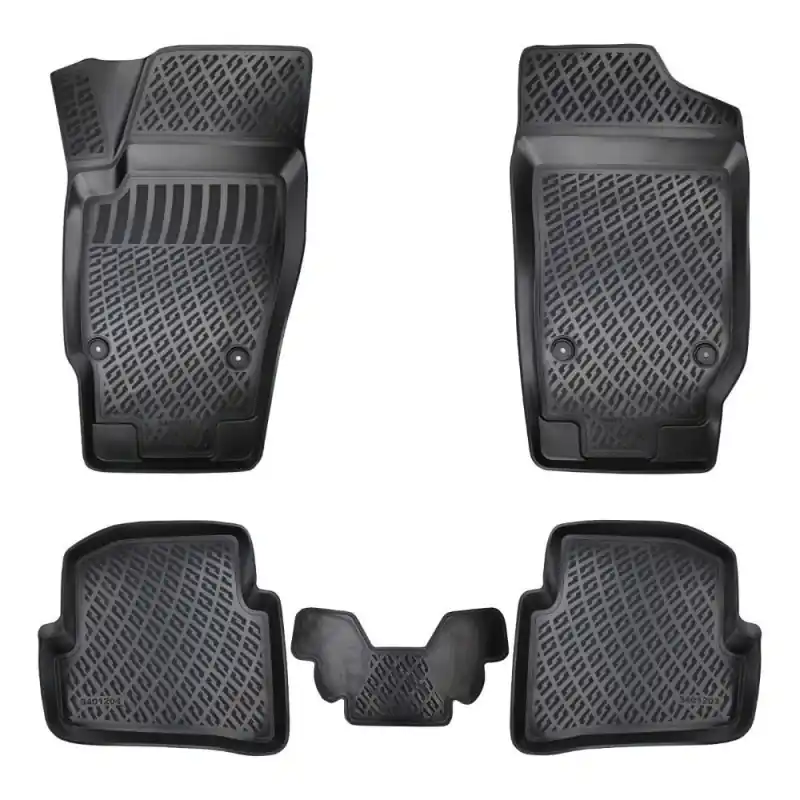 Expediere rapidă Covorase auto VW Polo (9N) 2002-2009 (5 bucati) - TPE - tip tavita - UMBRELLA