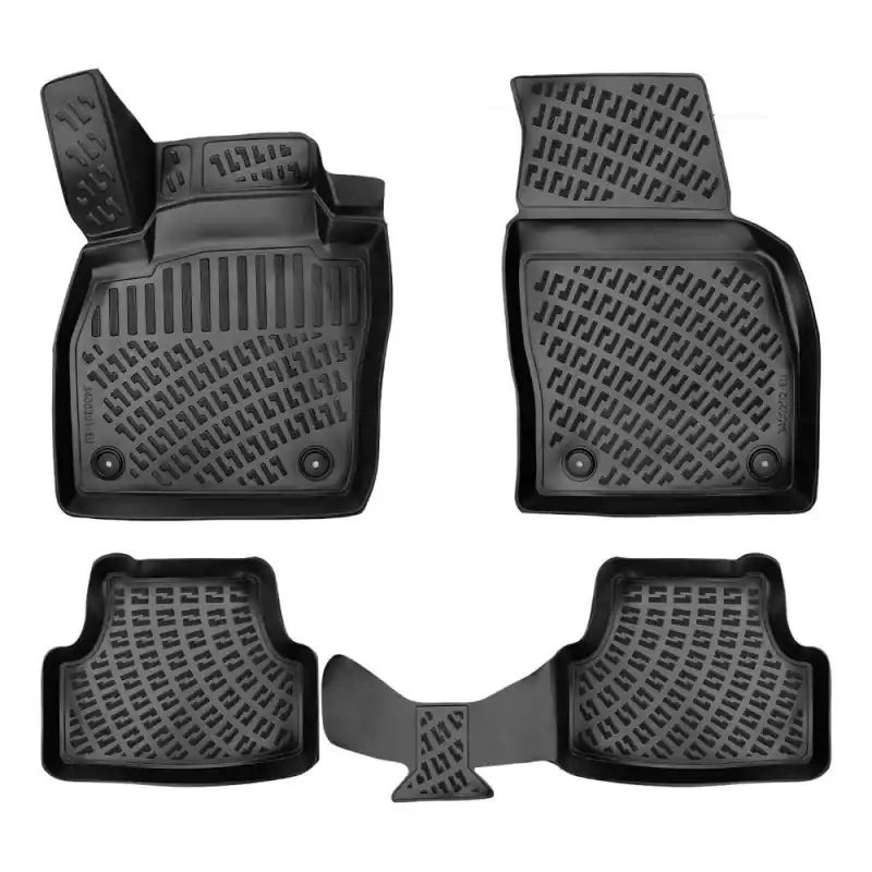 Covorase auto VW T-Cross 2018-prezent (5 bucati) - TPE - tip tavita - UMBRELLA Preț promoțional