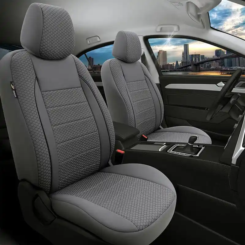 Reducere Huse scaune auto compatibile AUDI A4 B6 2000-2006 - Elegance - Culoare: gri