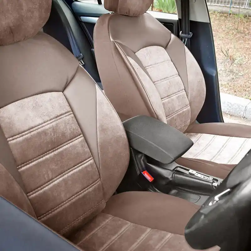 Reducere de preț Huse scaune auto compatibile CHEVROLET Aveo I (T200/T250) 2002-2012 - Diamond - Culoare: bej