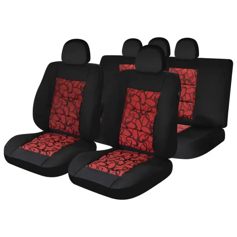 Reduceri Huse scaune auto compatibile OPEL Astra H 2004-2014 - Premium Lux - Culoare: negru + rosu