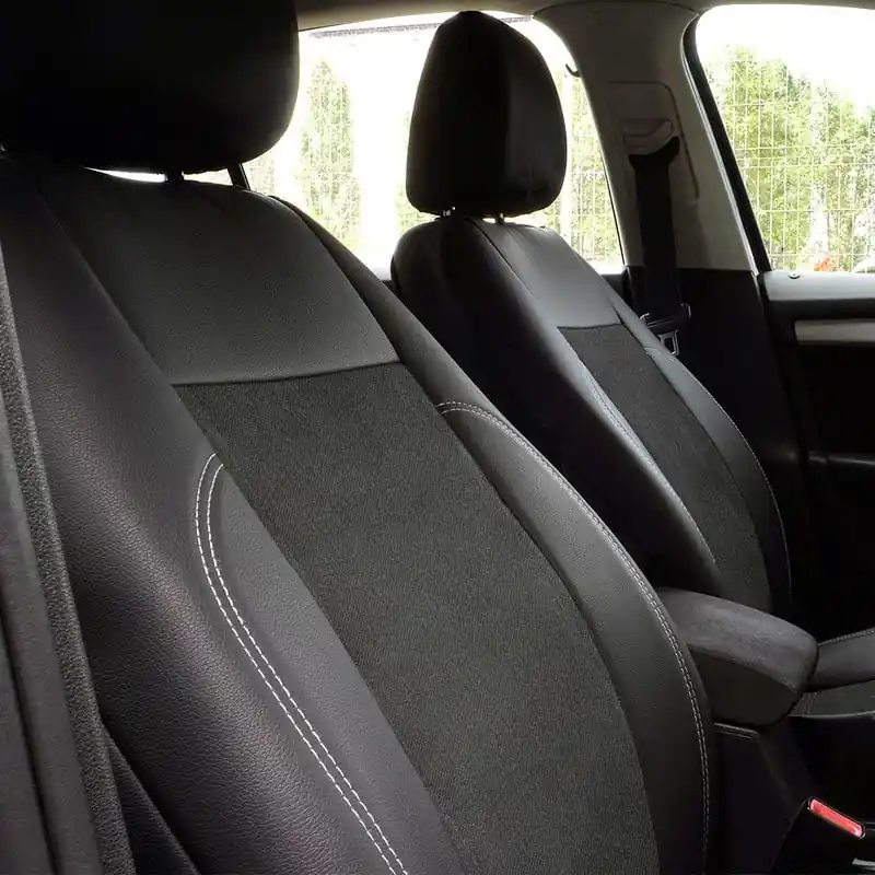 Transport gratuit Huse scaune auto compatibile VW Passat B5 1997-2005 - Exclusive Leather Lux - Culoare: negru