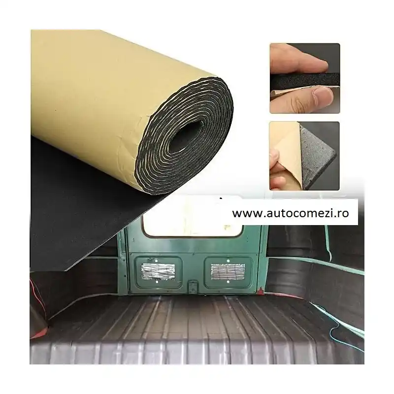 Rola material insonorizant buretat cu adeziv 1m x 10m Popular