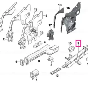 Suport motor spate stanga - BMW Cumpără online