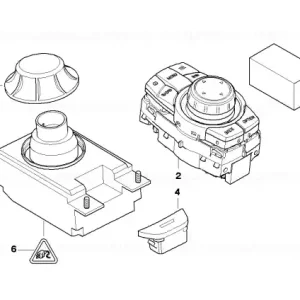 Promoție Buton de control ALU TITAN - BMW