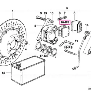 Comandă acum Kit reparatie placute frana - BMW Motorrad