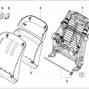 Panou vinil spate GRAU - BMW Bestseller