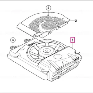 Difuzor bas central stâng TOP-HIFI-SYSTEM - BMW Reducere