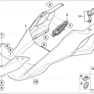 Cumpără online Extensie aparator noroi - BMW Motorrad