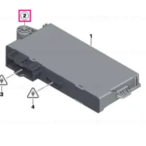Chilipir Șurub cap cilindric cu guler M5X40 - BMW