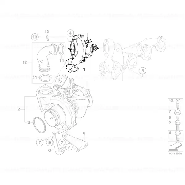 Discount Turbina BMW Seria 1 E81, E82, E88 - 123d; X1 E84 - 23dX