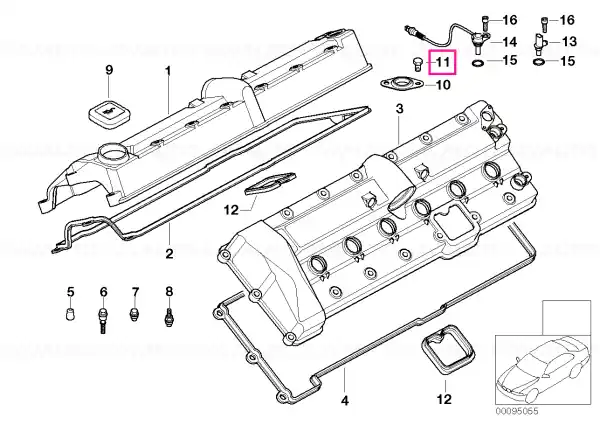 Reducere extra Șurub M5X12-8.8-KTL - BMW