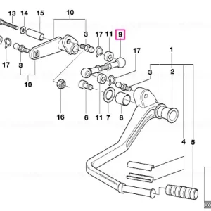 Reducere extra Tijă selector L=98MM - BMW Motorrad