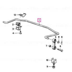 Comandă acum Stabilizator D=14,5MM - BMW