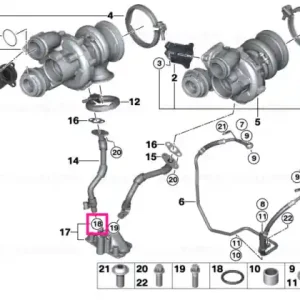 Reducere specială Inel etansare turbocompresor, 13.8x2.64 - BMW Seria 5 F07 F10 F11 G30 G31 F90 G90 G99 M5, Seria 6 F06 F12 F13, Seria 7 F01 F02 F04 G11 G12 G70, Seria 8 G14 G15 G16 F91 F92 F93 M8, X5 E70 F15 G05 F85 F95 M, X6 E71 E72 F16 G06 F86 F96 M, X7 G07