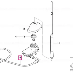 Cablu antenă 5545MM - BMW - Mini Ofertă limitată