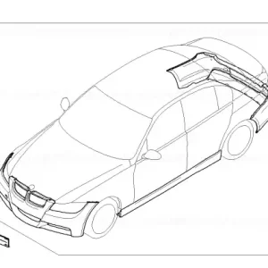 Retur ușor Kit retrofit M pachet aerodinamic, GRUNDIERT - BMW