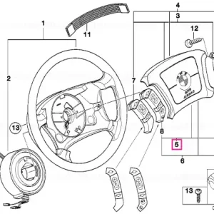 Capac butuc airbag - BMW Cel mai bun preț