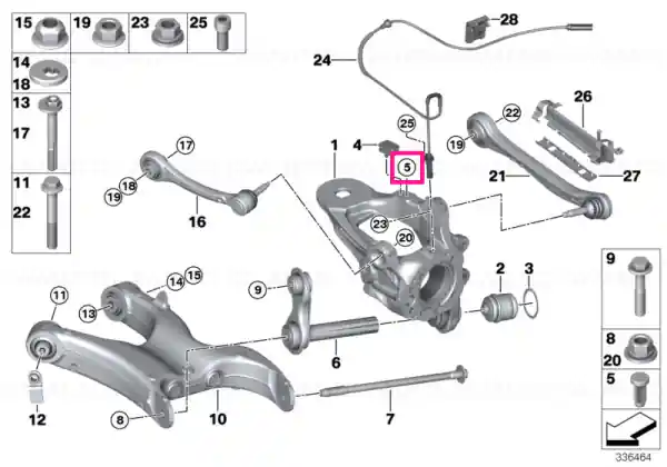 Preț mic Șurub zimțat, D=6,8 / L=18 - BMW