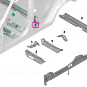 Chilipir Element lateral sus stânga - BMW