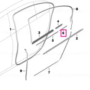 Reducere de preț Ornament umăr scurt, interior stânga - BMW