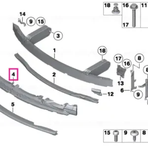 Reducere Absorbitor impact superior - BMW