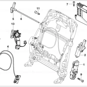 Livrare rapidă Motor reglaj înălțime ceinture - BMW