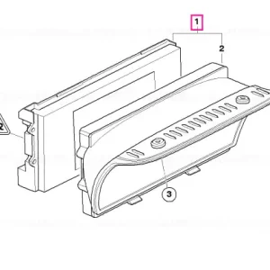 Ofertă limitată Monitor bord schimb 6,5" - BMW