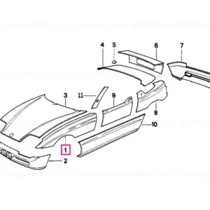 Panou lateral stâng față - BMW Vezi acum