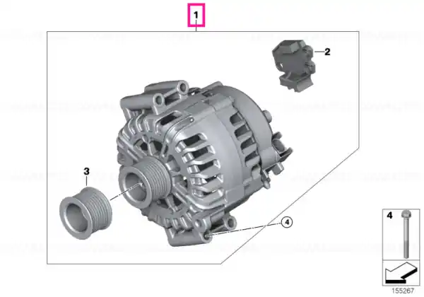 Generator schimb 180A - BMW Disponibil imediat