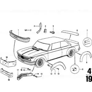 Bandă sintetică - BMW Retur ușor