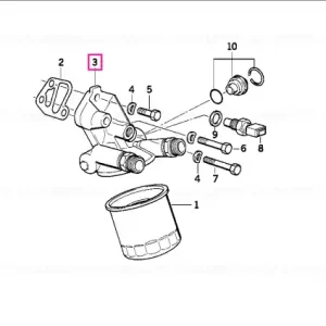 Premium Oil filter head - BMW