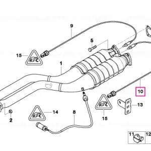 Senzor oxigen BOSCH/L=1340MM - BMW Ofertă exclusivă