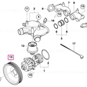 Roată curea D=147,0MM - BMW Vezi acum