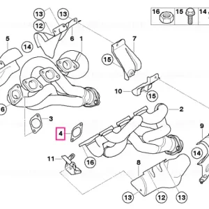 Garnitură fără azbest ZYL.2,3,4,5 ZYL. 2,3,4,5 - BMW Reducere de preț