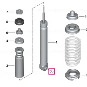 Șurub hexagonal cu șaibă M12X1,5-10.9 - BMW Ofertă limitată
