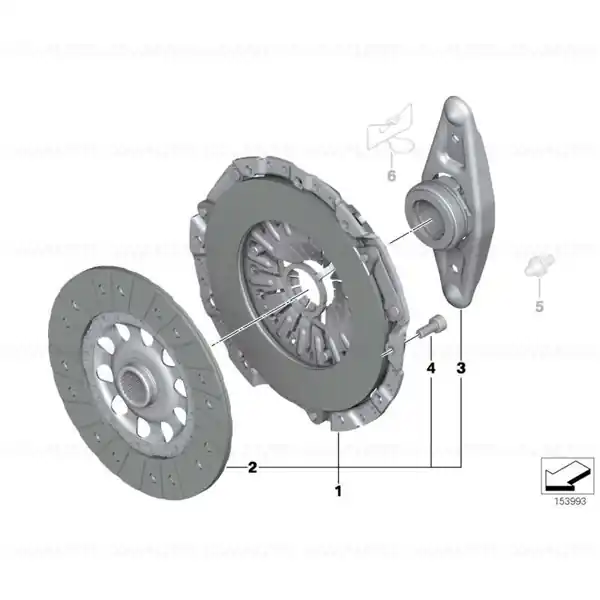 Ofertă limitată Set piese ambreiaj, D=240MM - BMW