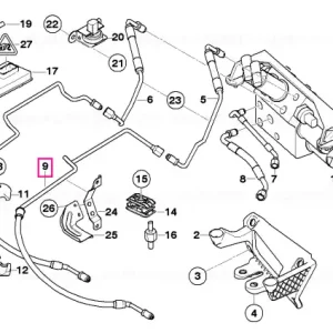 Ofertă limitată Linie presiune motor M14X1,5 - BMW